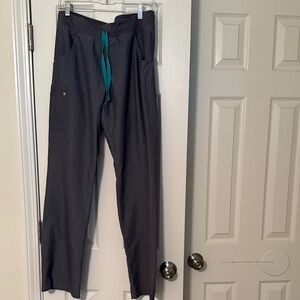 Figs graphite cargo scrub bottoms tall